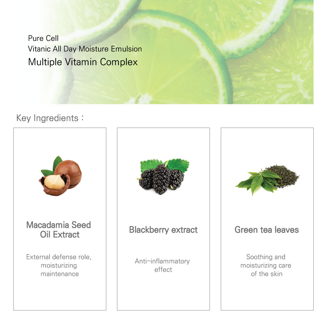 Pure Cell Vitanic All Day Moisture Emulsion