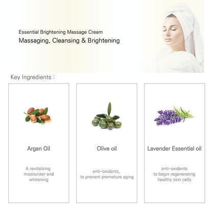 Essential Brightening Massage Cream