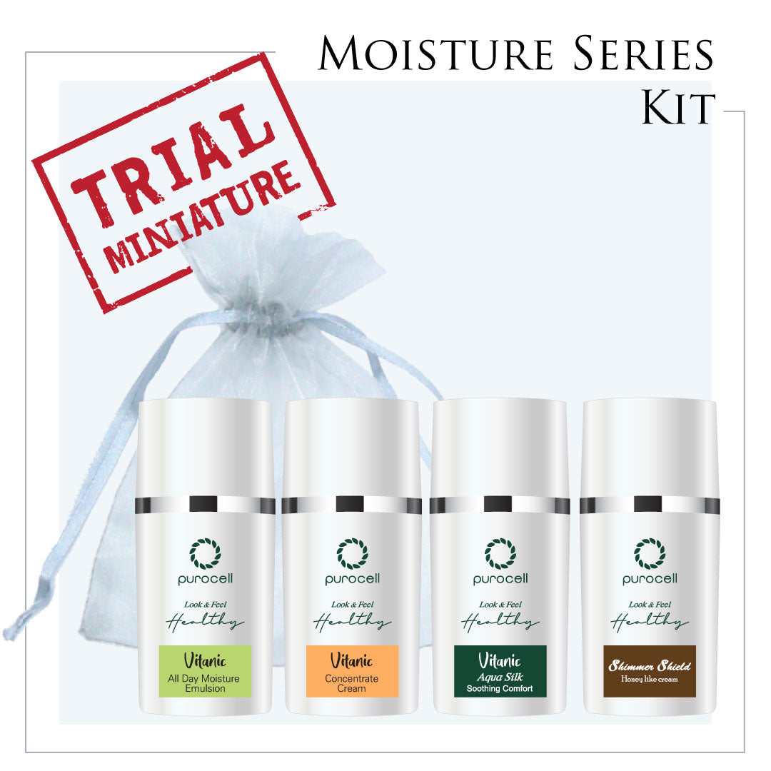 TRIAL MINIATURE COSMETICS KIT - MOISTURE SERIES